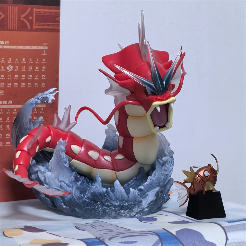 In Stock 16cm Anime Pallet Town Figures Gyarados Magikarp Action Figures Pvc Digimon Model Collect Ornament Toys Birthday Gift