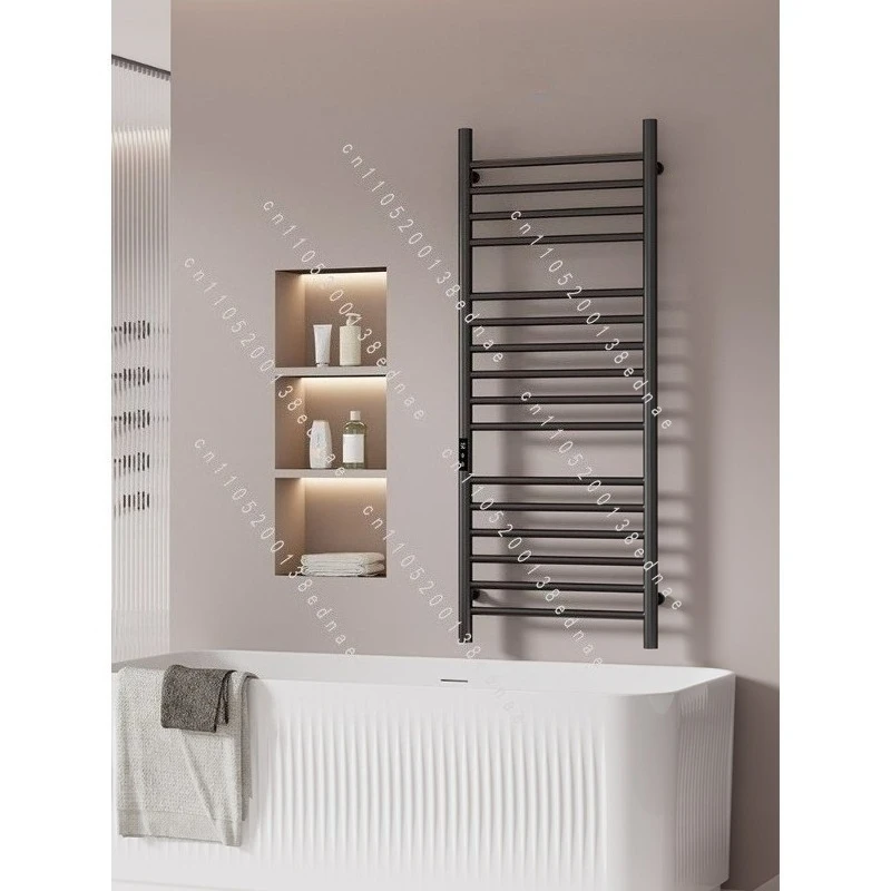 Concealed Smart Electric Towel Rack Carbon Fiber Heating Stainless Steel Bath Towel Household Drying Extended