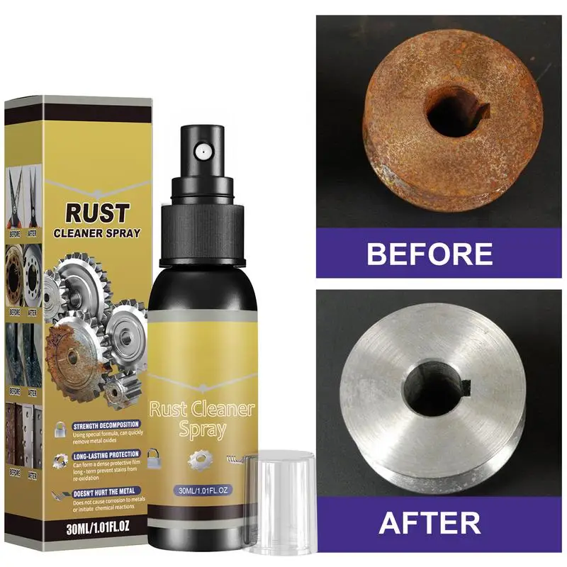 Rust Remover For Metal Efficient Stainless Steel Rust Remover Stain Remover Spray Rust Dissolver Practical Cast Iron Rust