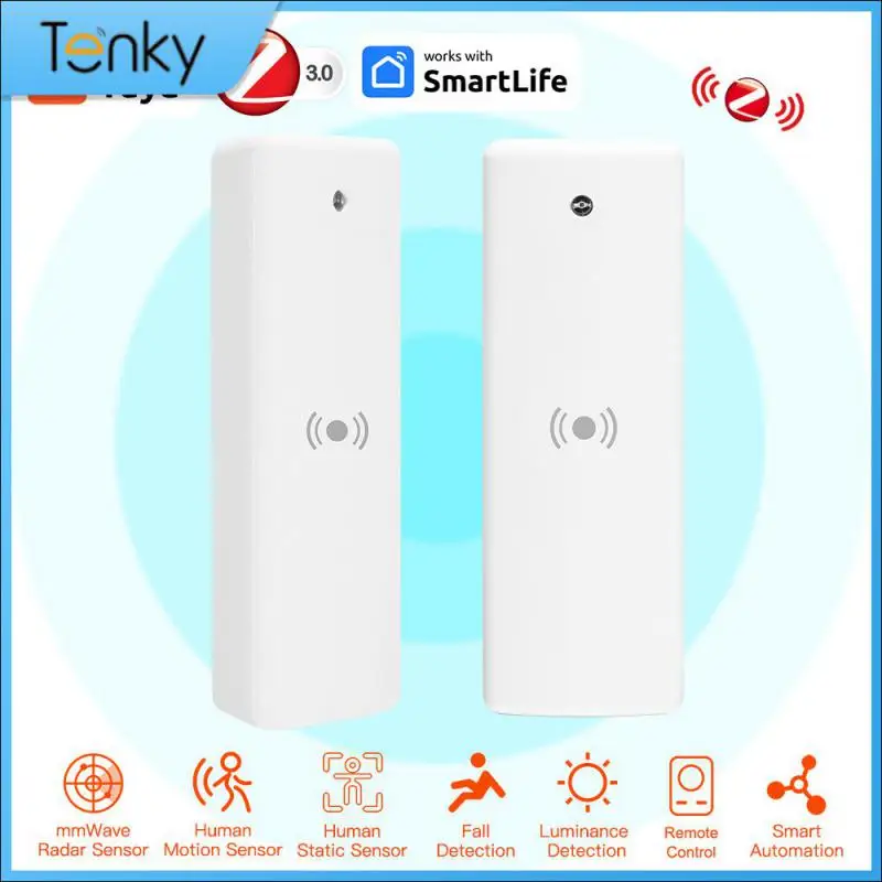 

Tuya Mini Human Presence Sensor Smart Home Smartlife APP Remote Alarm 5.8G Millimeter Wave RadarAnd Light Sensor