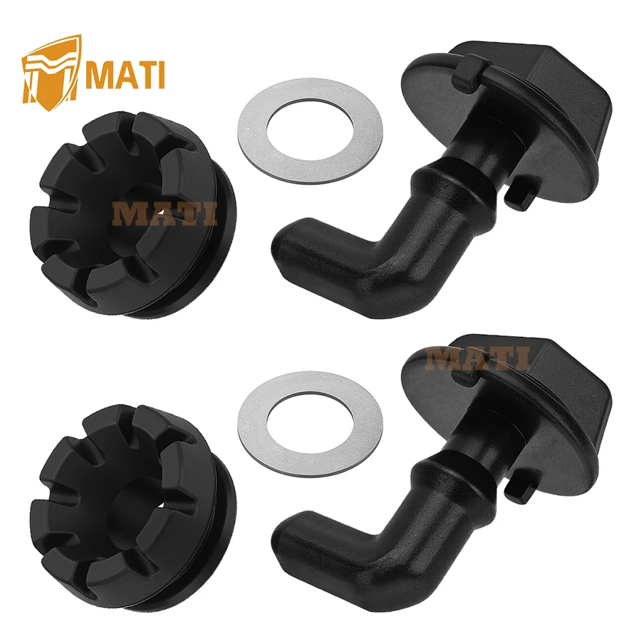 

2Pcs Hood Latch Toggles + Grommets & Washers Kit for Polaris RZR 570 2012-2022 RZR 800 2008-2014 RZR XP 900 2011-2013 7081500
