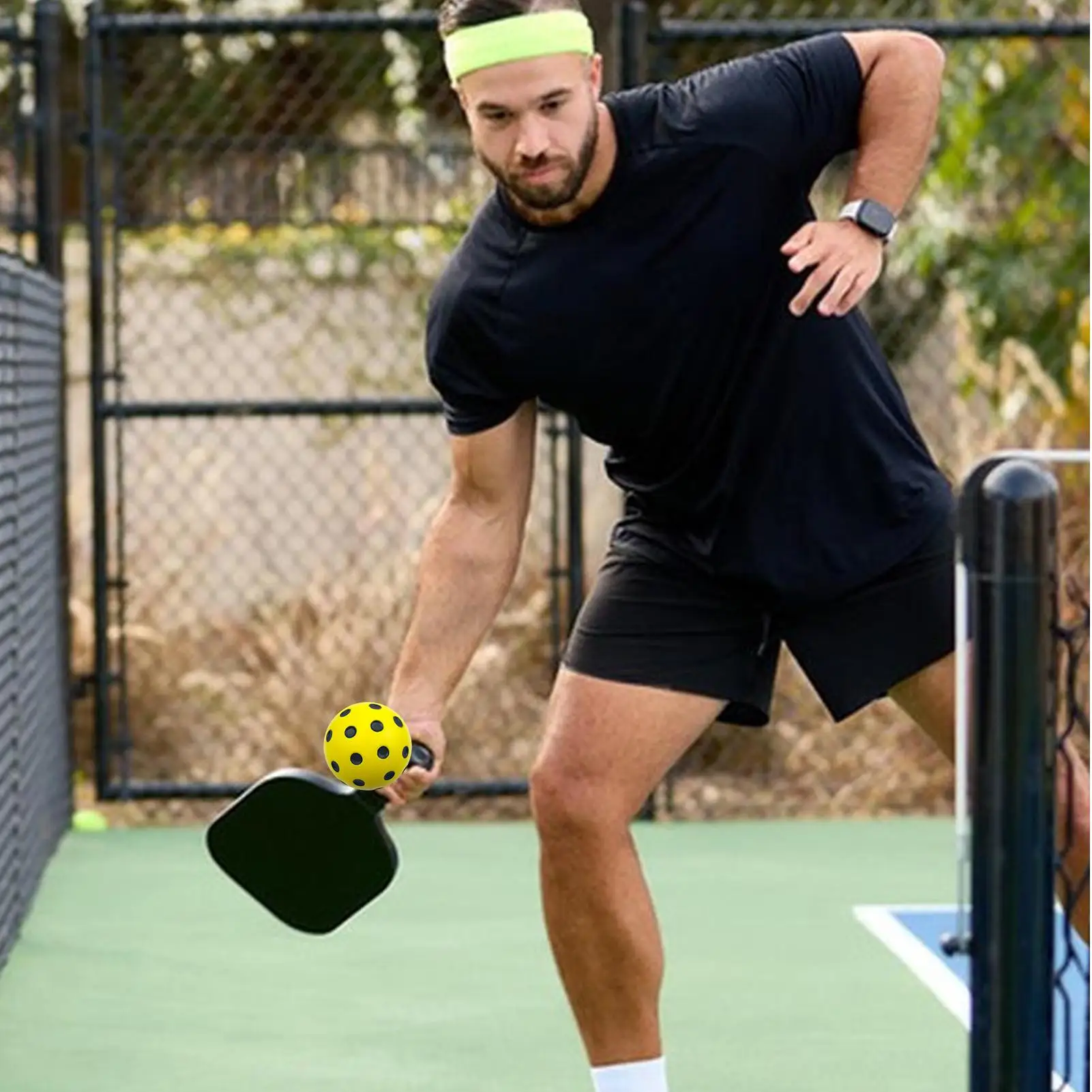 Noise Reducing Pickleball Accessories Practice Pickle Balls Quiet Pickleball Balls Indoor Pickleballs Bounce Ball For Pickleball