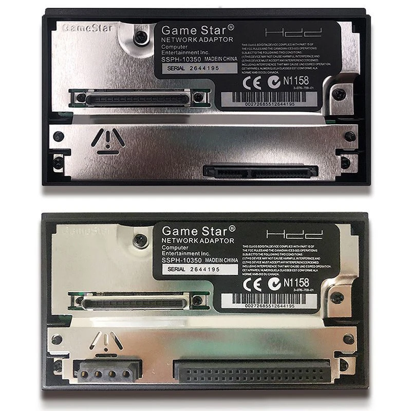 Adaptor jaringan antarmuka SATA/IDE untuk PS2 Fat Game Console Adapter SATA Slot HDD Network Adapter