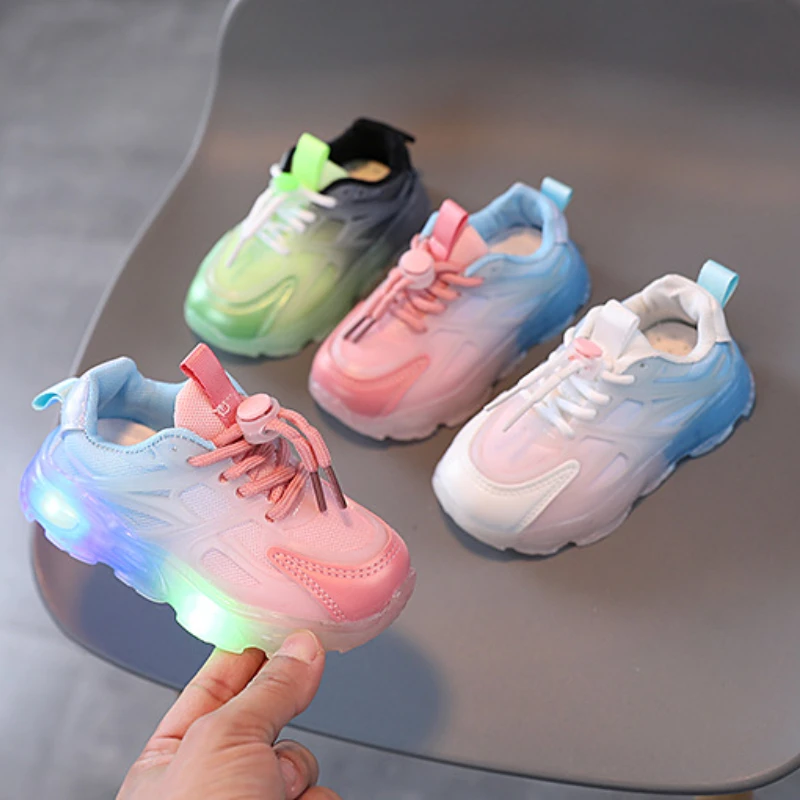 Zapatillas Kid LED Light Casual Shoes 2023 Summer New Platform Tennis Shoe Sports Shoe Running Shoe KidShoe Boy/girl Shoe Sapato