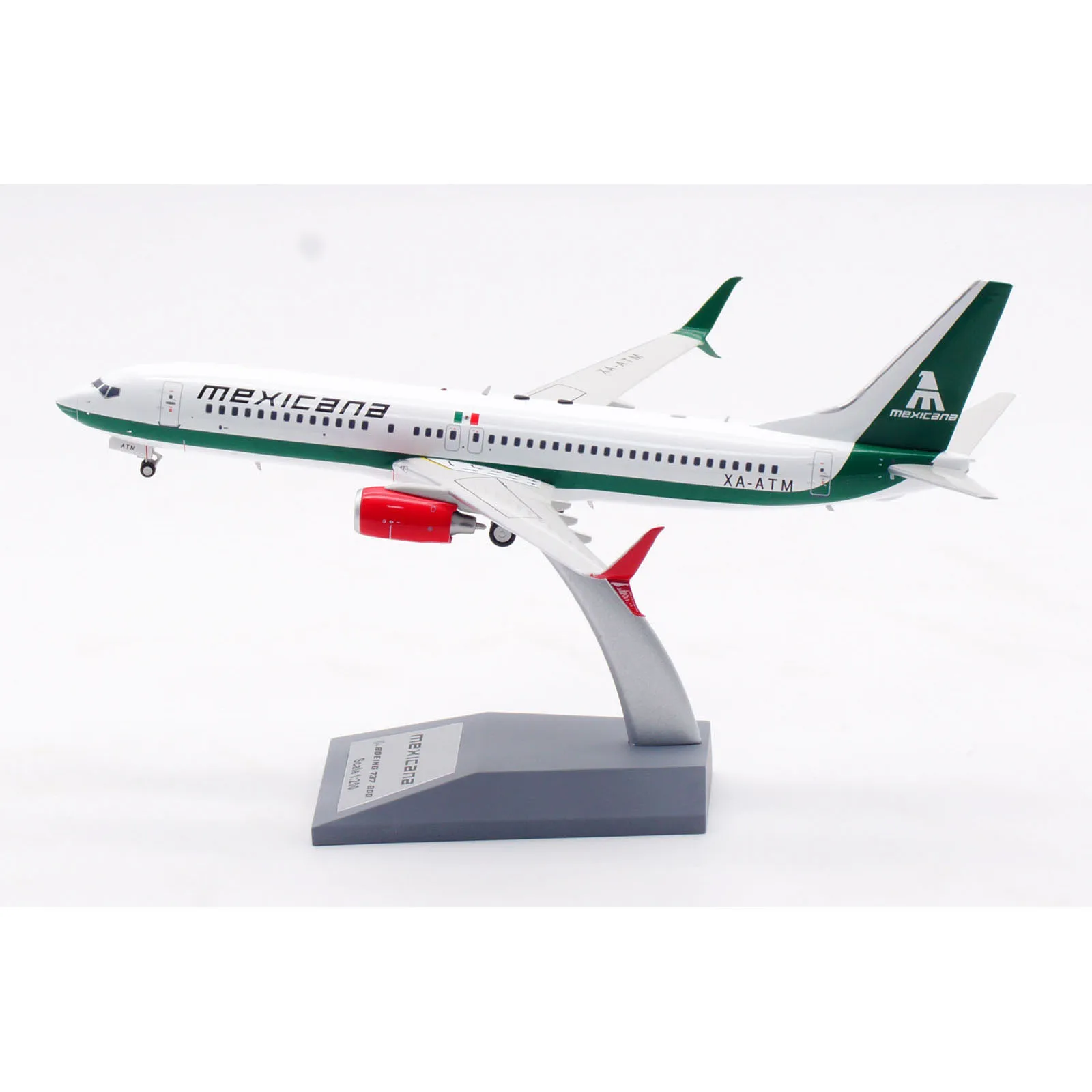 IF738MX0324 Alloy Collectible Plane Gift INFLIGHT 1:200 Mexica Airlines Boeing B737-800 Diecast Aircraft Jet Model XA-ATM