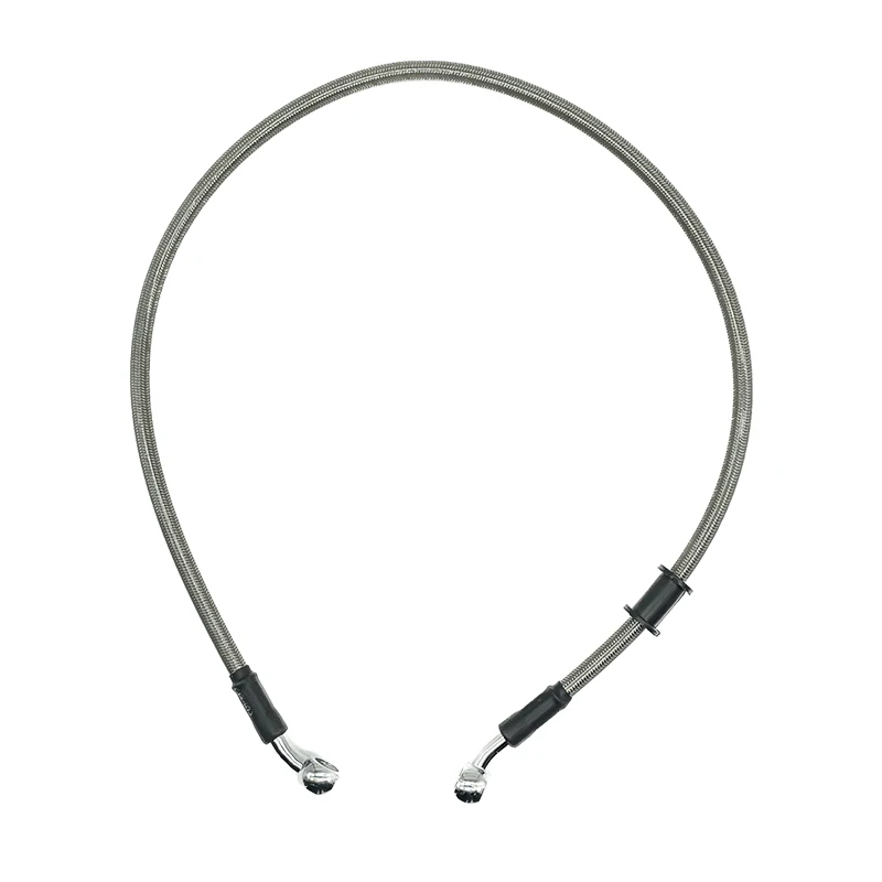 Embrague de freno hidráulico reforzado para motocicleta, Cable de manguera de aceite, tubería de línea para ATV Dirt Pit Racing Bike, plateado, 30cm