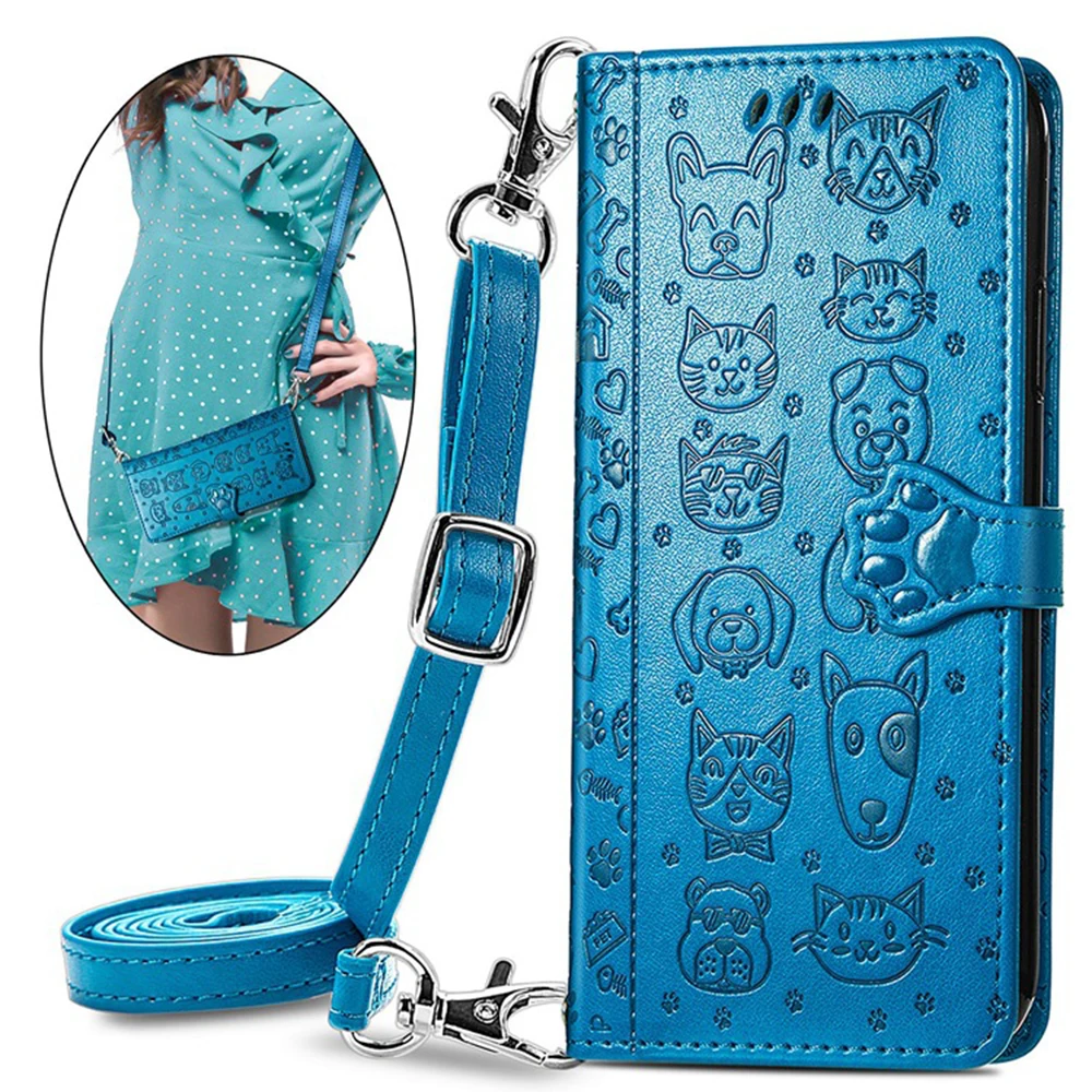 Cartoon Cat Dog Crossbody Leat - Vivo Y28 ulasan dan harga