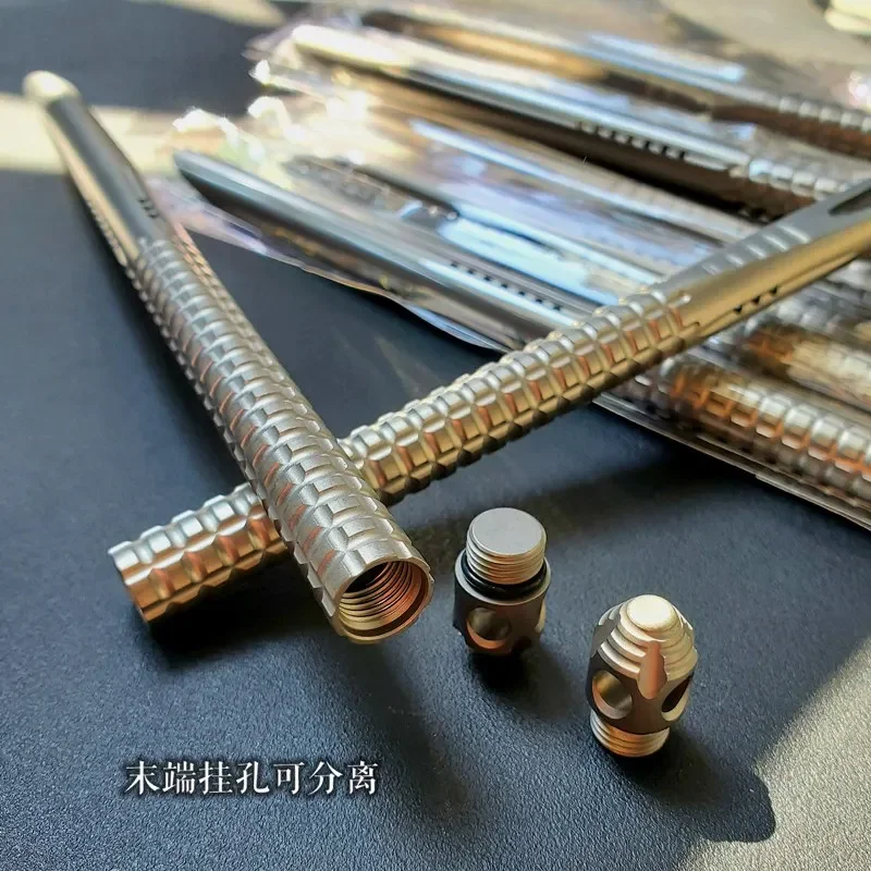 Imagem -04 - Edc Titanium Alloy Crowbar Ferramentas Multifuncionais Ferramentas Manuais Engrenagem de Acampamento ao ar Livre
