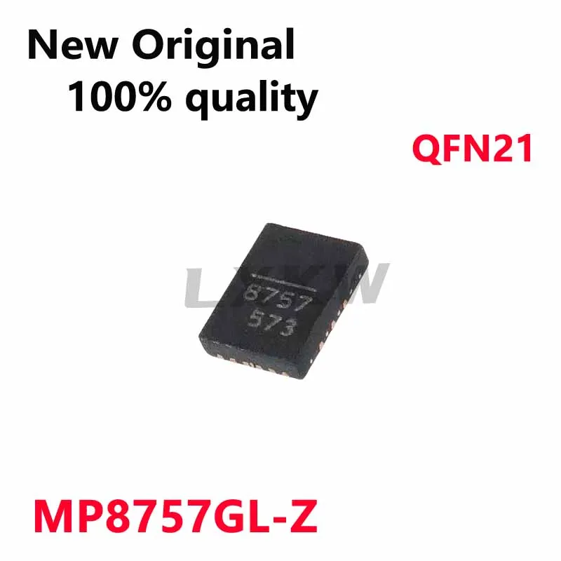 5/PCS New Original MP8757GL-Z MP8757GL 8757 QFN21 Power management chip In Stock