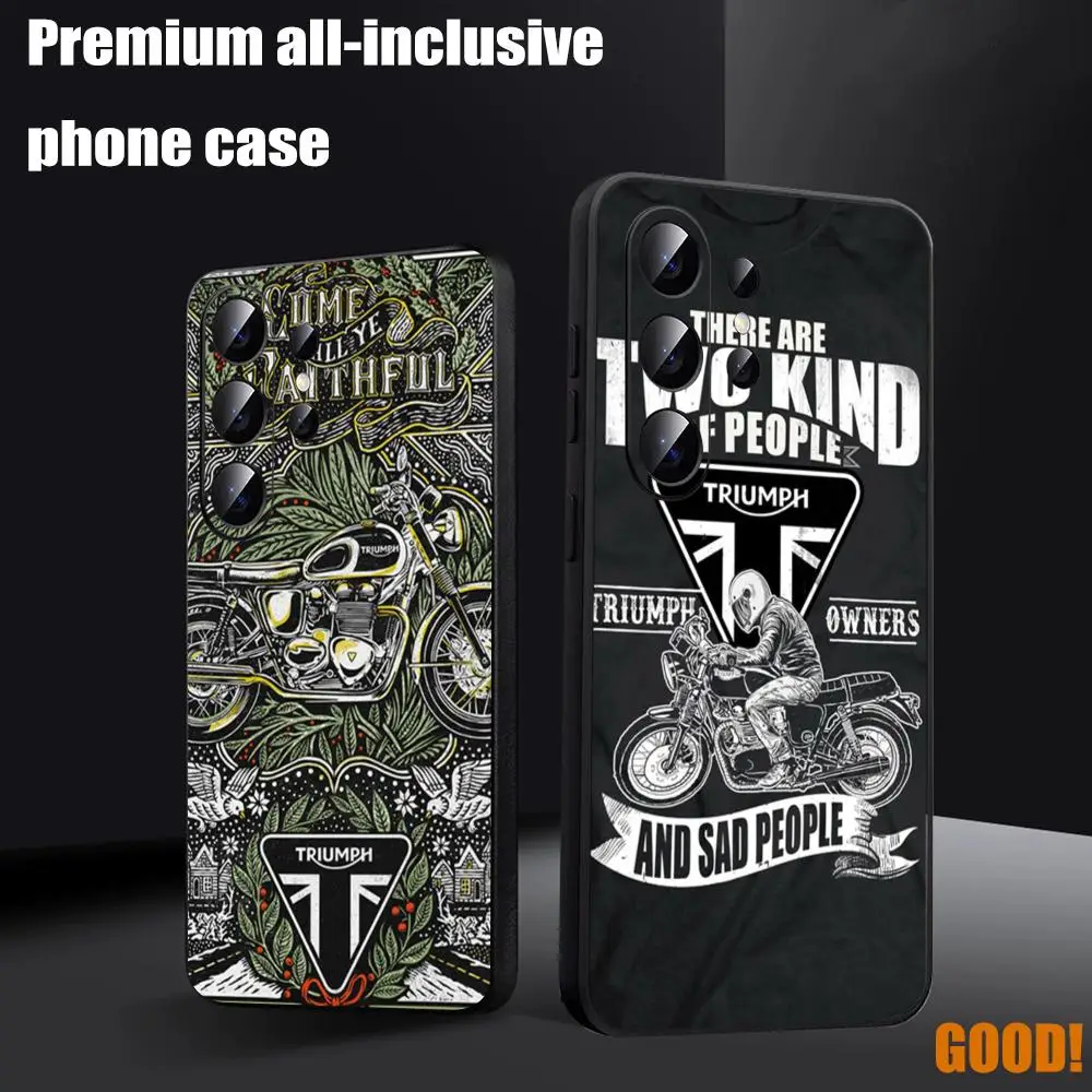 T-triunfa desastreS Phone Case For Samsung Galaxy S26 S25 S24 S23 S22 S21 S20 Plus Ultra Note20 Soft Black