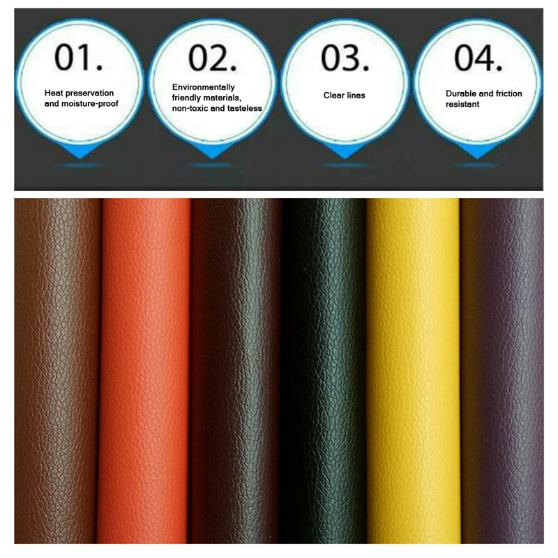 

50x137cm Self Adhesive Leather Patch Stickers Stick-on No Ironing Sofa Repairing Subsidies Leather PU Fabric Patches Scrapbook
