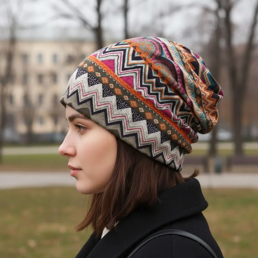 

Контрастные цвета, пуловер, многофункциональный шарф, пуловер, шапка, тюрбан, шапки, повседневная шапка с клетчатым принтом, осень и зима