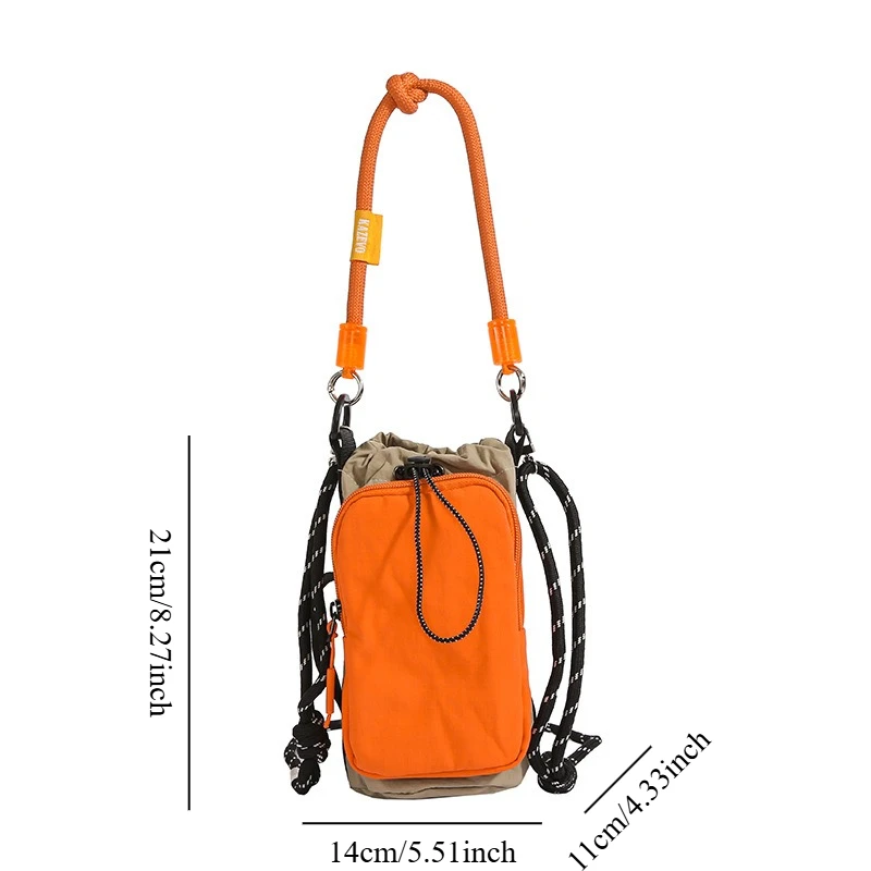 Color Block Nylon Crossbody Bag 6