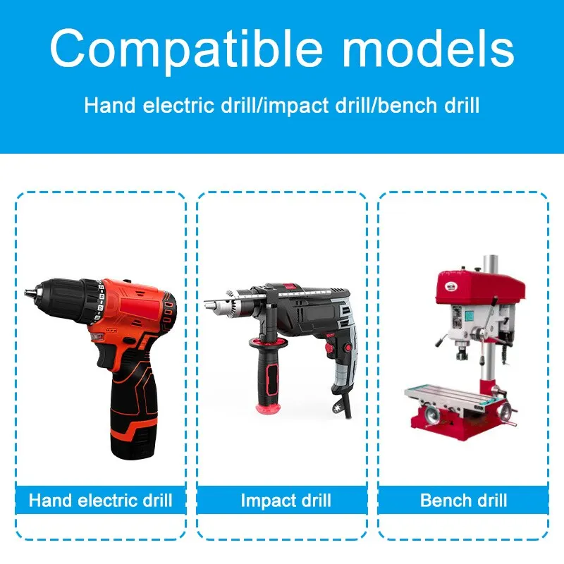 1PC British M35 High-speed Steel 3/16-7/8 Hexagonal Handle Black and White Step Drill Bit Metal Hole Opener Pagoda Drill Tool