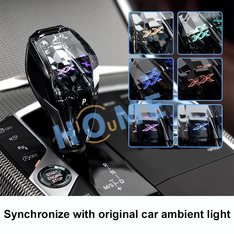 Car Auto Parts Crystal Gear Shift Knob For BMW 3/4/8/Z4/X6/X7/X5 Series G02 G05 G06 G07 G08 G20 G22 G28 G29 G30 F10 F30 F15 F16