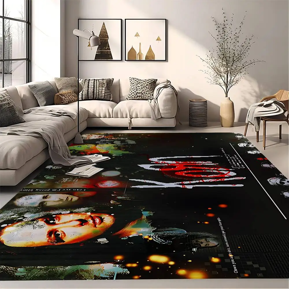 Rock Band K-Korn Door Mat Anti-slip Absorb Water Long Strip Cushion Bedroon Mat Bedside Mats