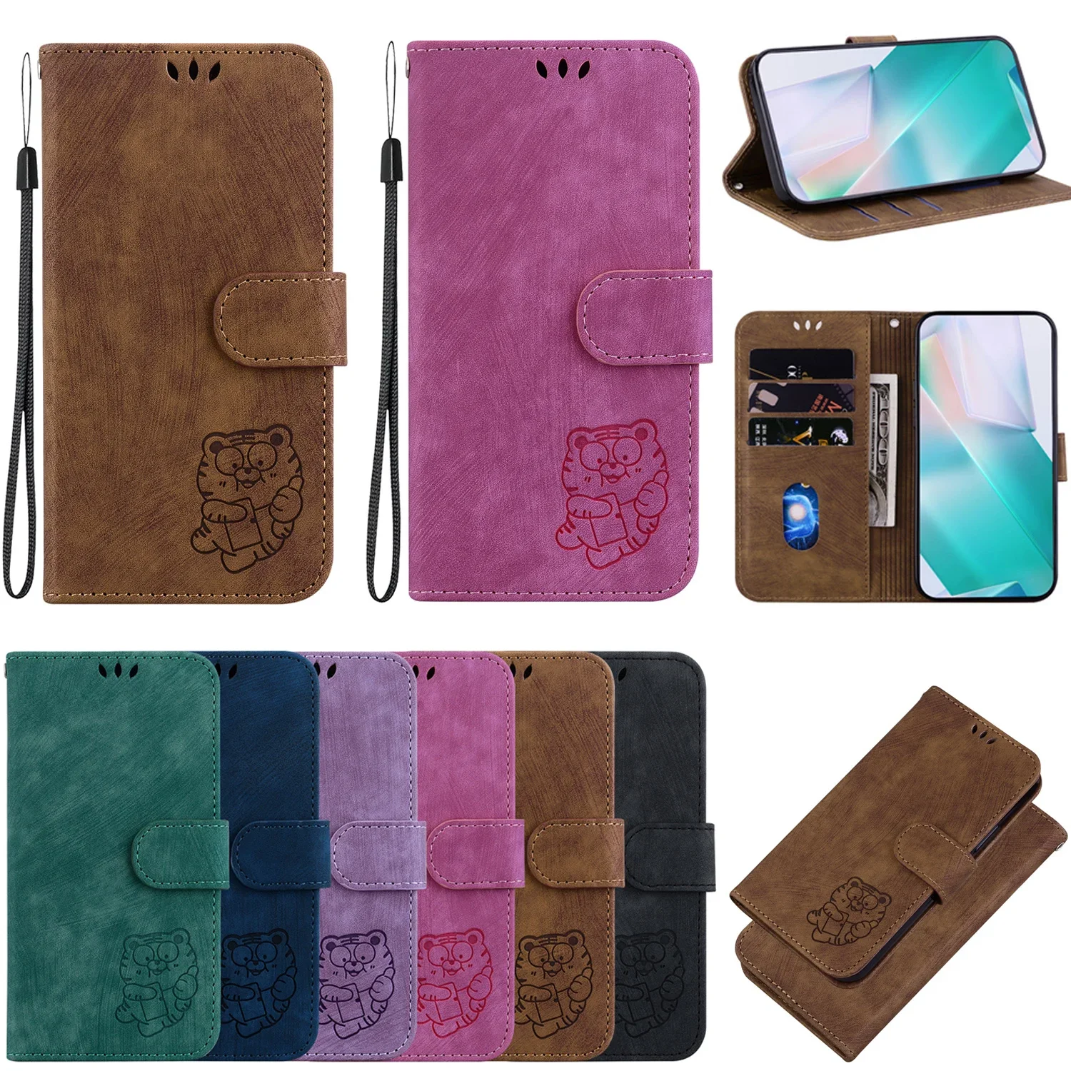 

Stand Flip Wallet for OPPO Reno 6 5 4 Pro Plus Reno4 5 Lite 4F 5K 5f 4 Z 5z 5G 4G Leather Protect Cover