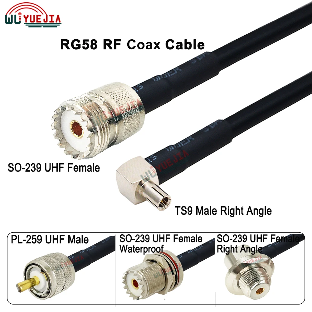 RG58 Cable SO-239 P…