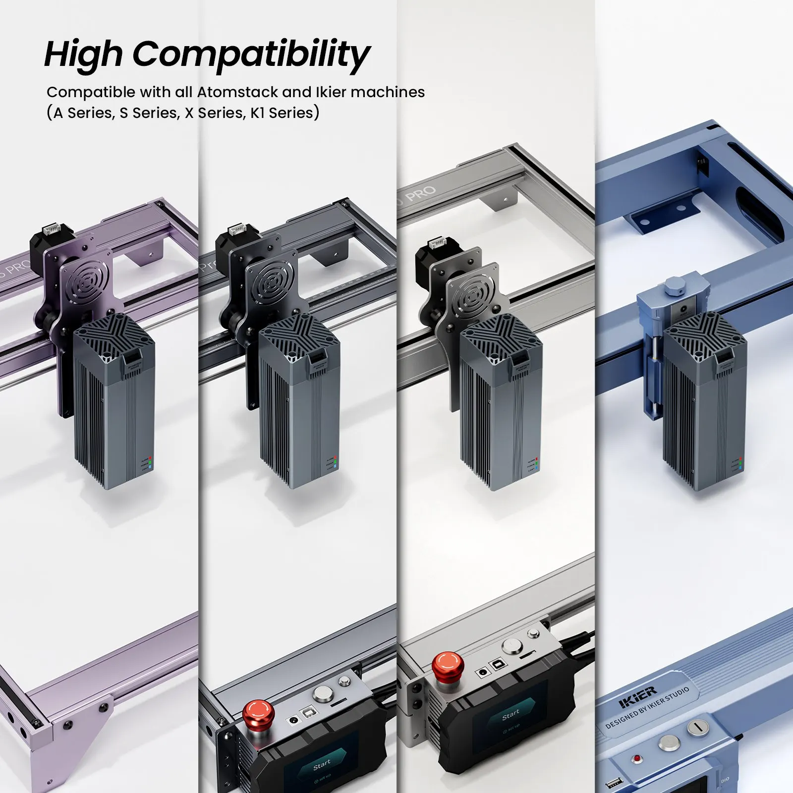 Atomstack R30 V2 Upgraded Infrared Laser Head 1064nm Engraving Module For CNC Engraver Metal and Plastic Marking