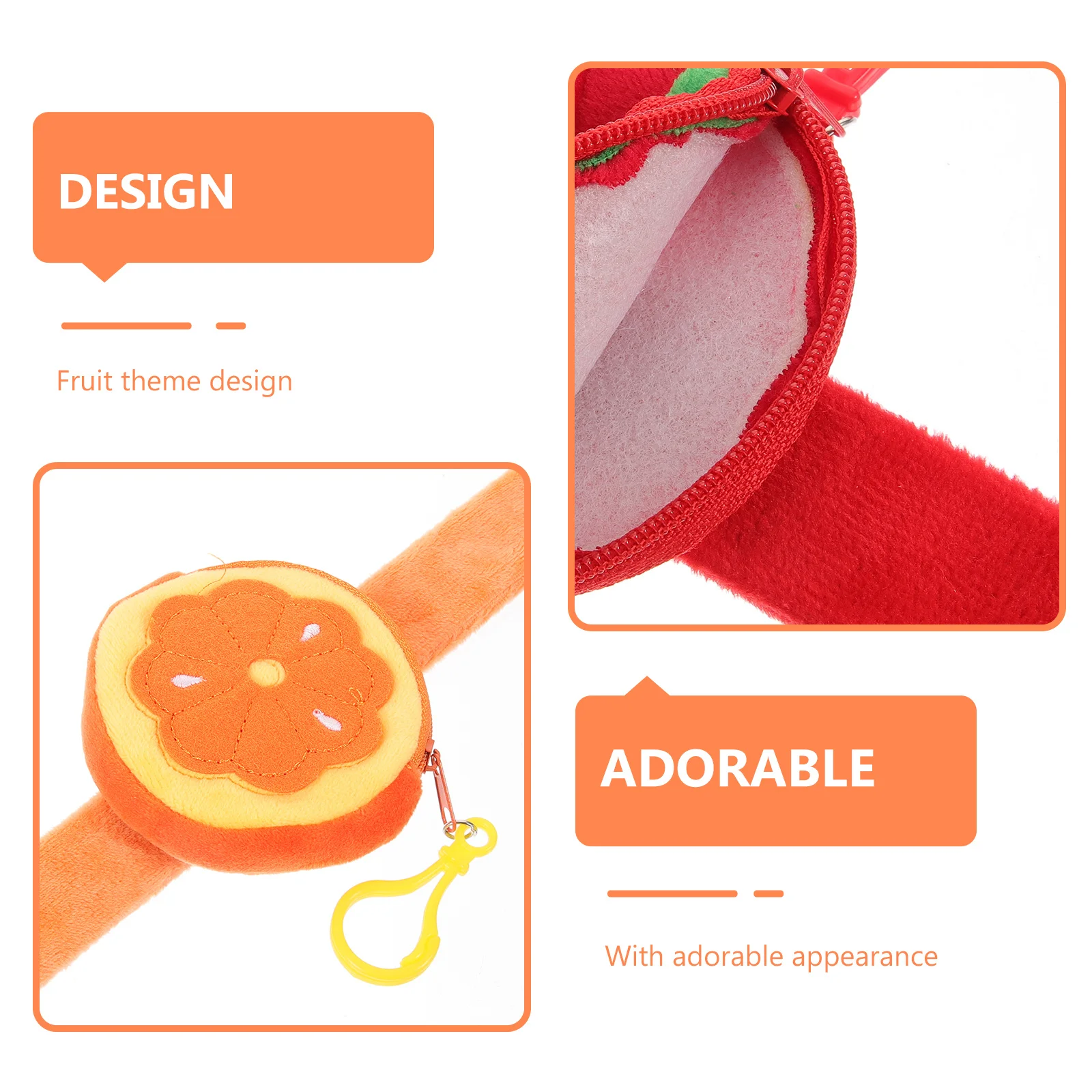 2 pezzi simpatici braccialetti schiaffo tema frutta aspetto adorabile colori chic braccialetti decorativi per bambini festival vacanze festa uso