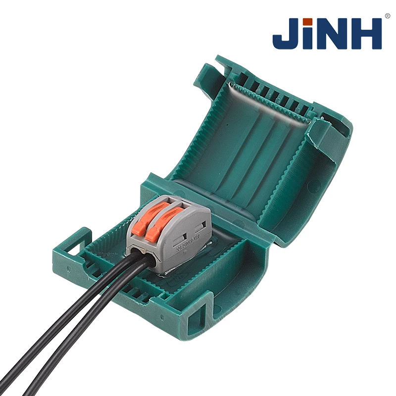 JINH CNP 310 Mini Gel Waterproof Connectors Box Outdoor Cord Safety Rainproof Cable Wire 2 3 5 Way External Electrical Junction