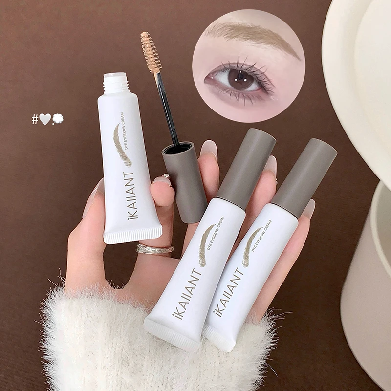 ベルベットミスティ眉毛染色クリーム速乾性防水非汚れ眉毛ティントナチュラル 3D 眉毛メイク初心者のための