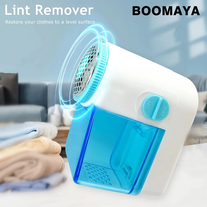 

Electric Lint Remover - Battery Powered Hairball Trimmer for Clothes and Furniture - Easily Removes Lint and Hairballs