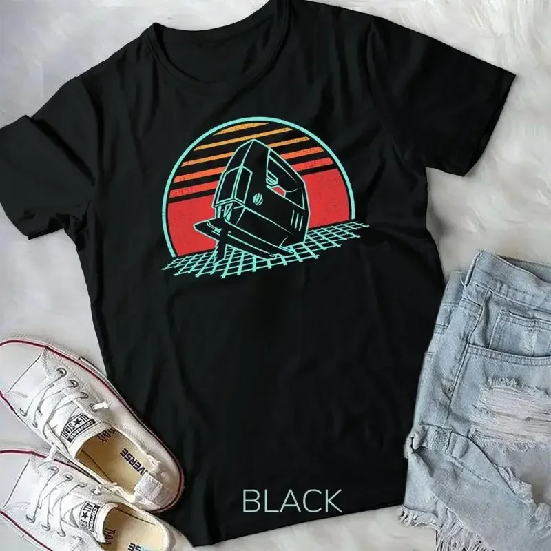 Woodworking Carpentry Retro Vintage 80s Style Carpenter Unisex T shirt