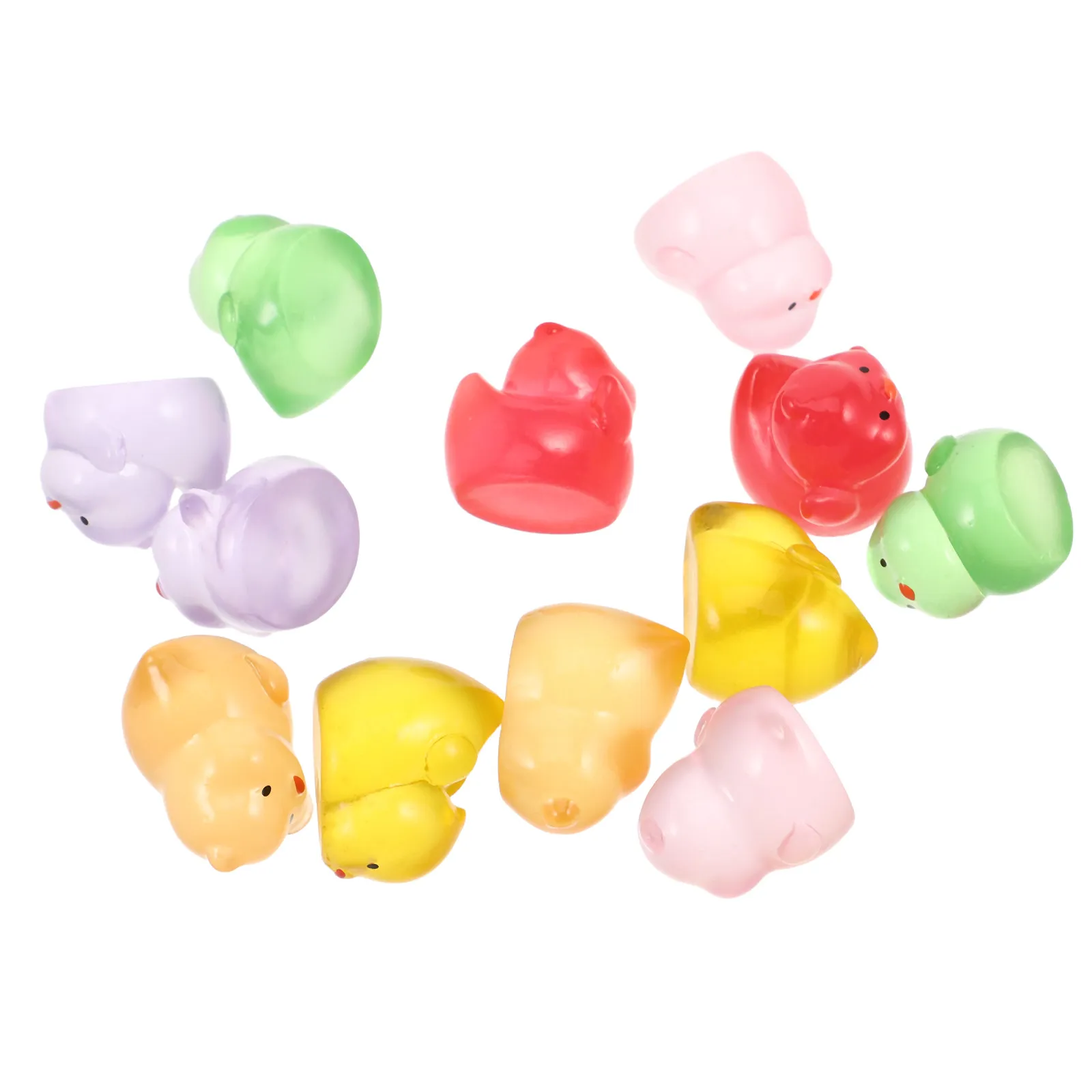 Decoration Garden Resin Ornament Landscape Outdoor Halloween Christmas Fairy Garden Decor Desk Decoration Cake Decor 12Pcs