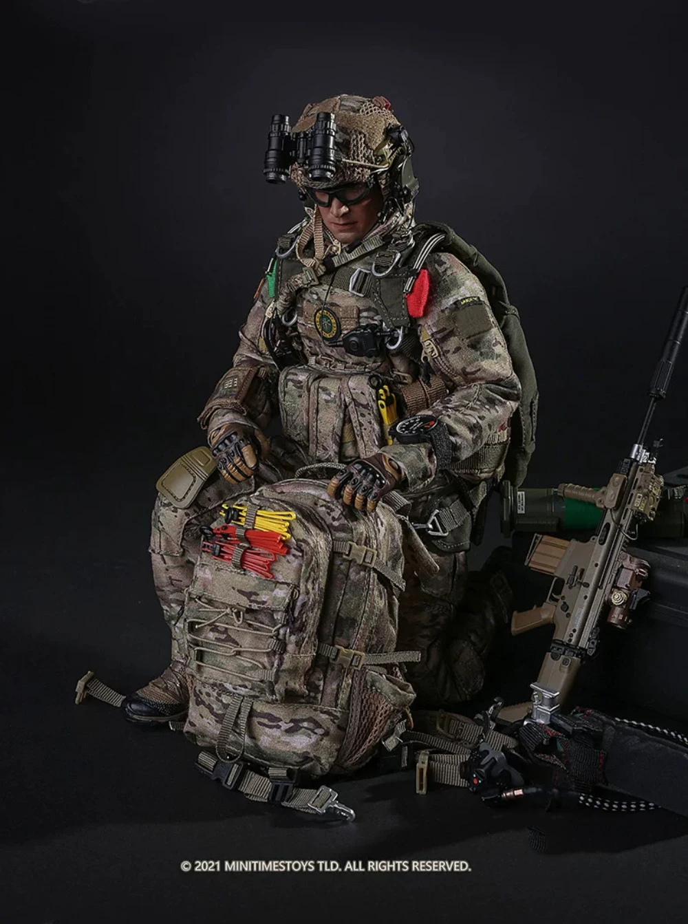 

Minitimes M028 Modern US. Handsome Soldier Doll Figure Full Set About 12" Gift For Fans Collect 1/6th