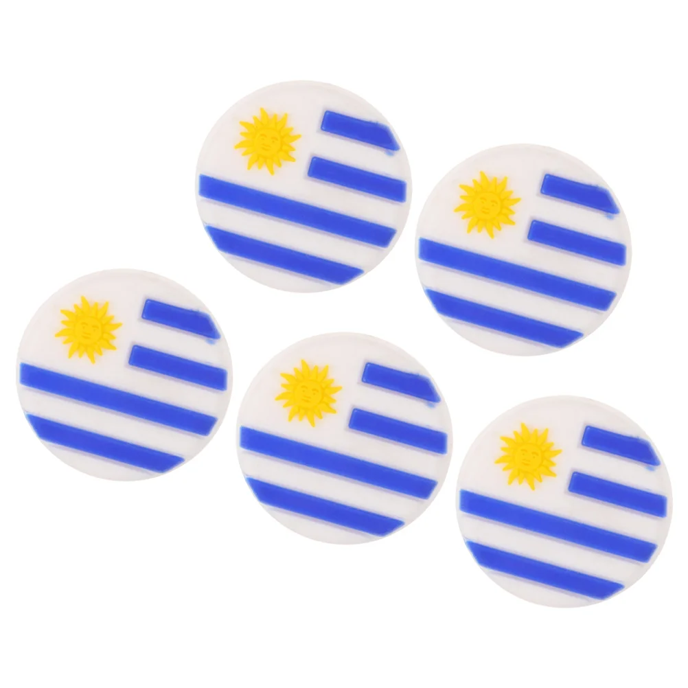 5 قطعة مخمدات التنس سيليكون المخفضات الاهتزاز امتصاص الصدمات ل مضرب الاستقرار الهدايا تنس المرطب مضرب المخمدات #3