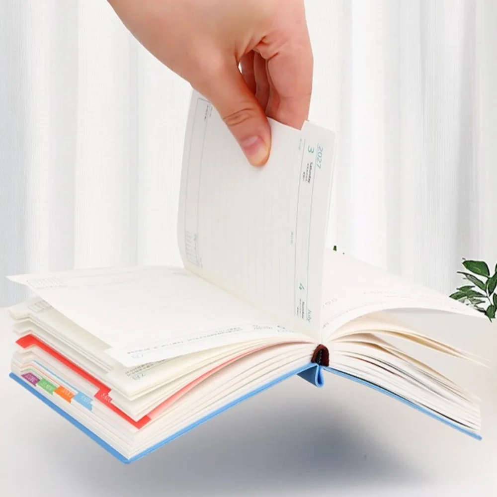 To Do List Portable 2027 Planner 400 Pages Notebook Pocket Schedule Book Hardcover Agenda Book Weekend Combined