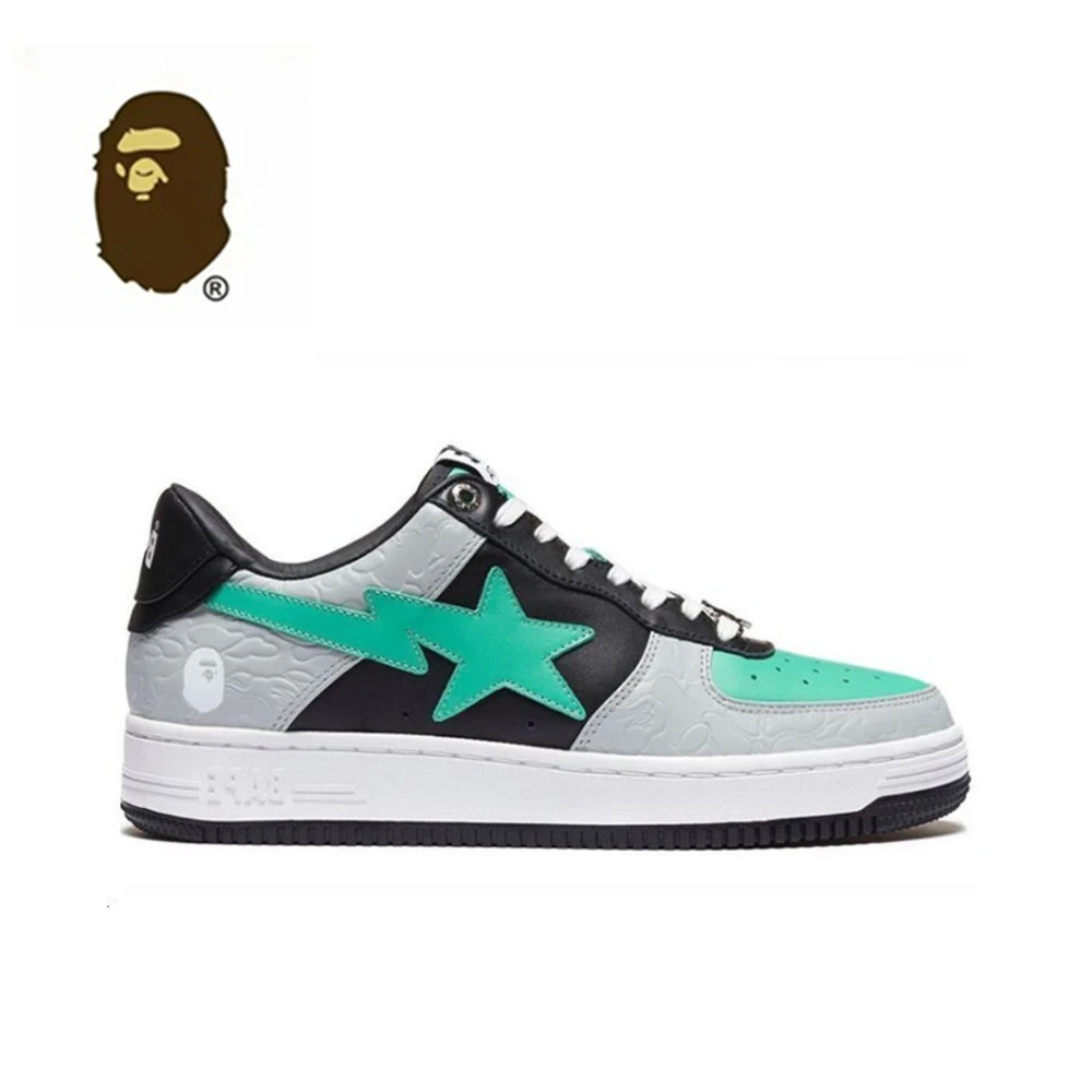 BAPE Sta-Zapatillas deportivas para hombre y mujer, calzado deportivo informal, Sk8, para caminar al aire libre