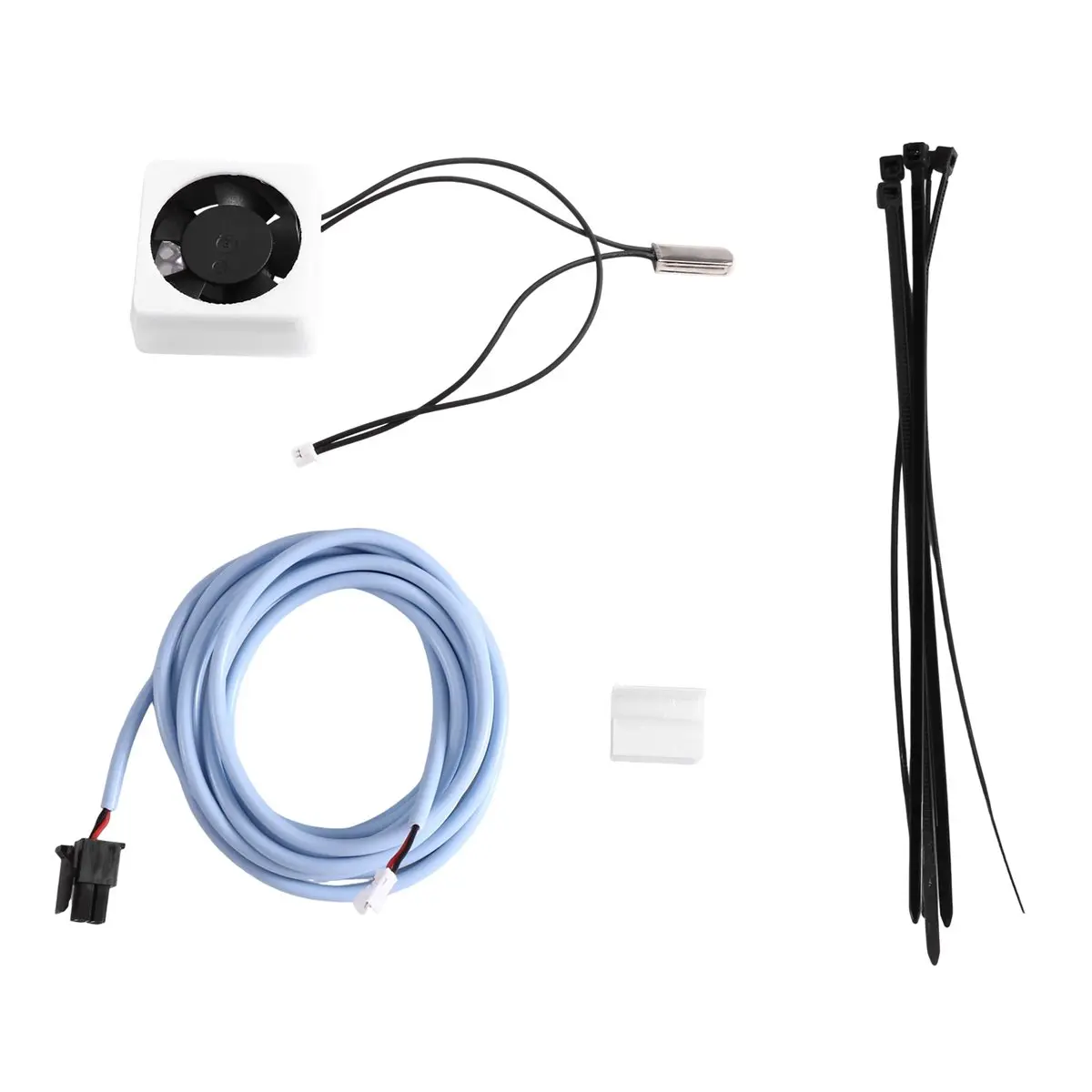 【TODAY-BUY】~@ For Bambu Lab A1 A1 Mini Extrusion Motor Cooling Kit,Silent Fan with Auto Start-Stop Function,3D Printer Parts