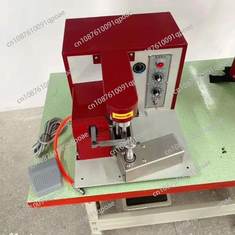 Automatic Leather Edge Painting Machine 360° Rotary Roller Single-side Speed Control for Bag Album Craft with Drying Oven