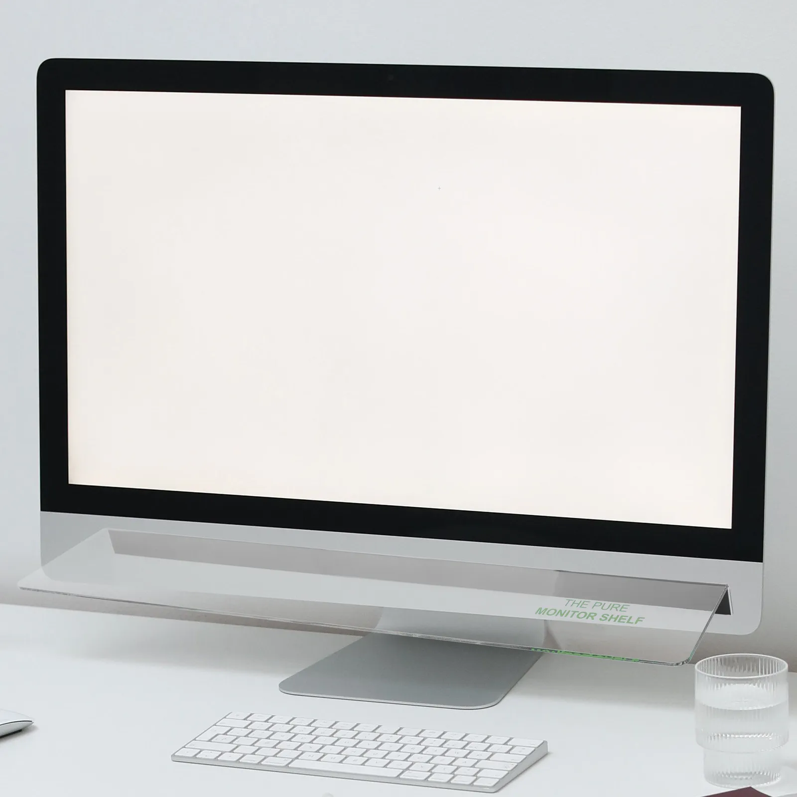 Monitor Memo Board Transparent Acrylic Strong Stickiness Easy Use Note Holder for Computer Screen Office Supplies