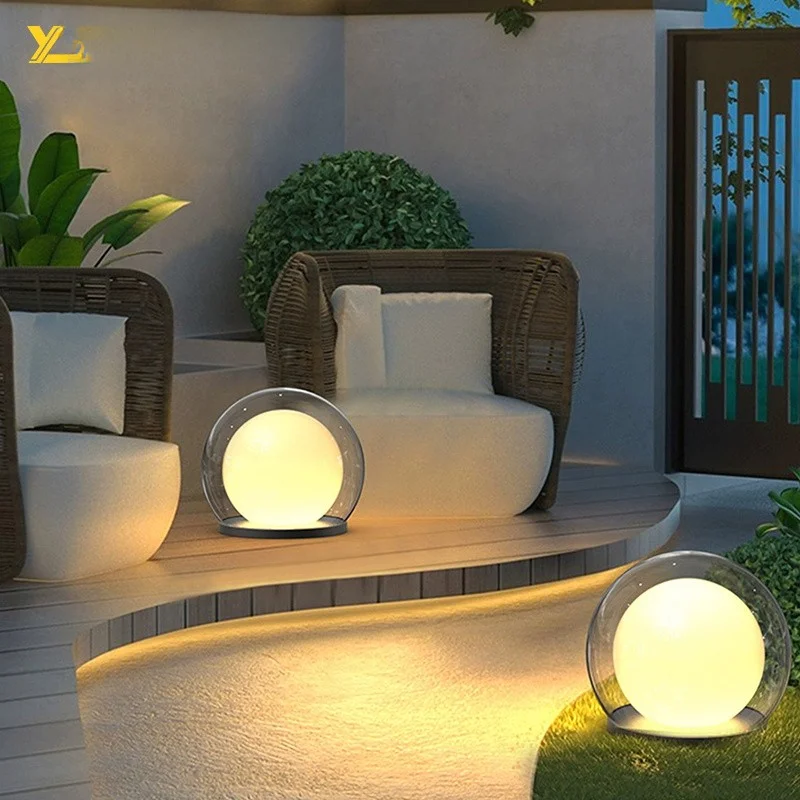

New Outdoor Waterproof Garden Lights For Villas Solar-Powered Lawn Lights Moon Decorations Lunar Lamps Garden Atmosphere Lights