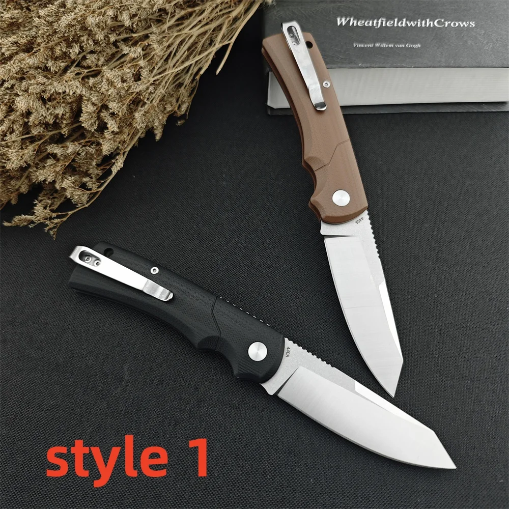 High Quality Boker Magnum 440A Blade Pocket Folding Knife G10 Handles Outdoor Camping Tactical Knife Hunting EDC Tool for Gifts