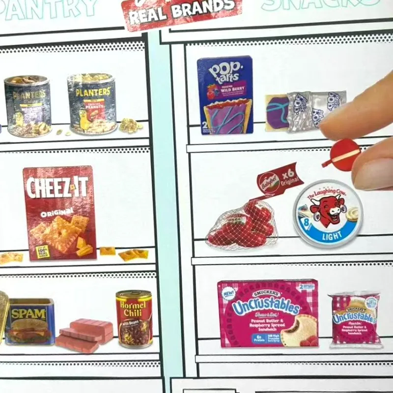 مفاجأة جديدة MGA Miniverse العلامات التجارية الحقيقية كرة سوبر ماركت صغيرة لتقوم بها بنفسك ماركة لعبة صغيرة الحلي الراتنج اللعب مجموعات الالعاب هدايا للفتيات