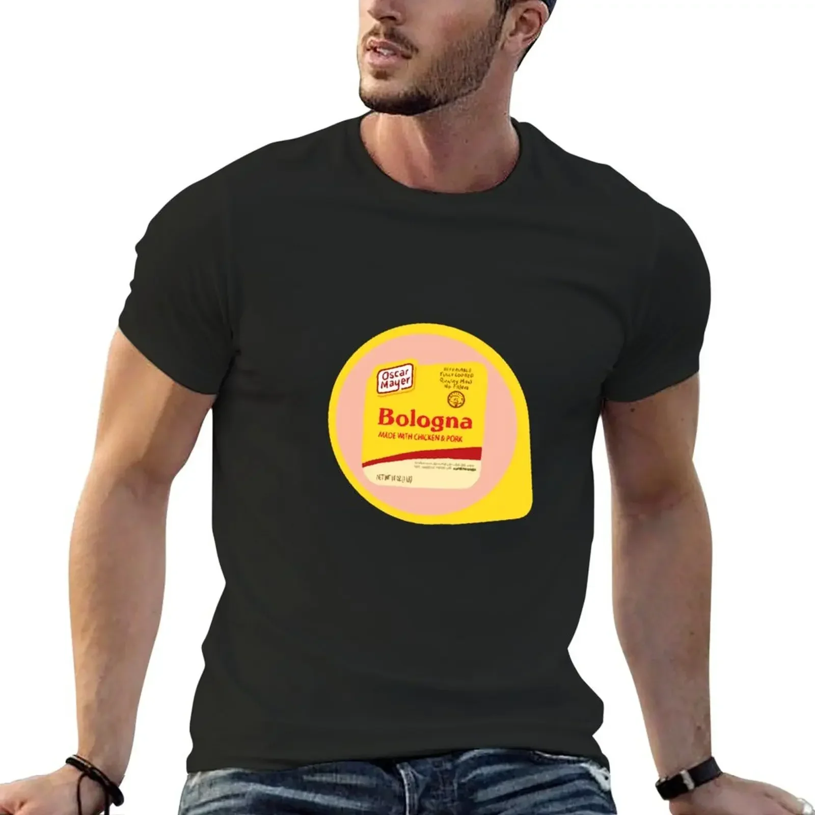 Oscar Mayer Bologna Illustration T-Shirt plus sizes tees mens t shirt graphic