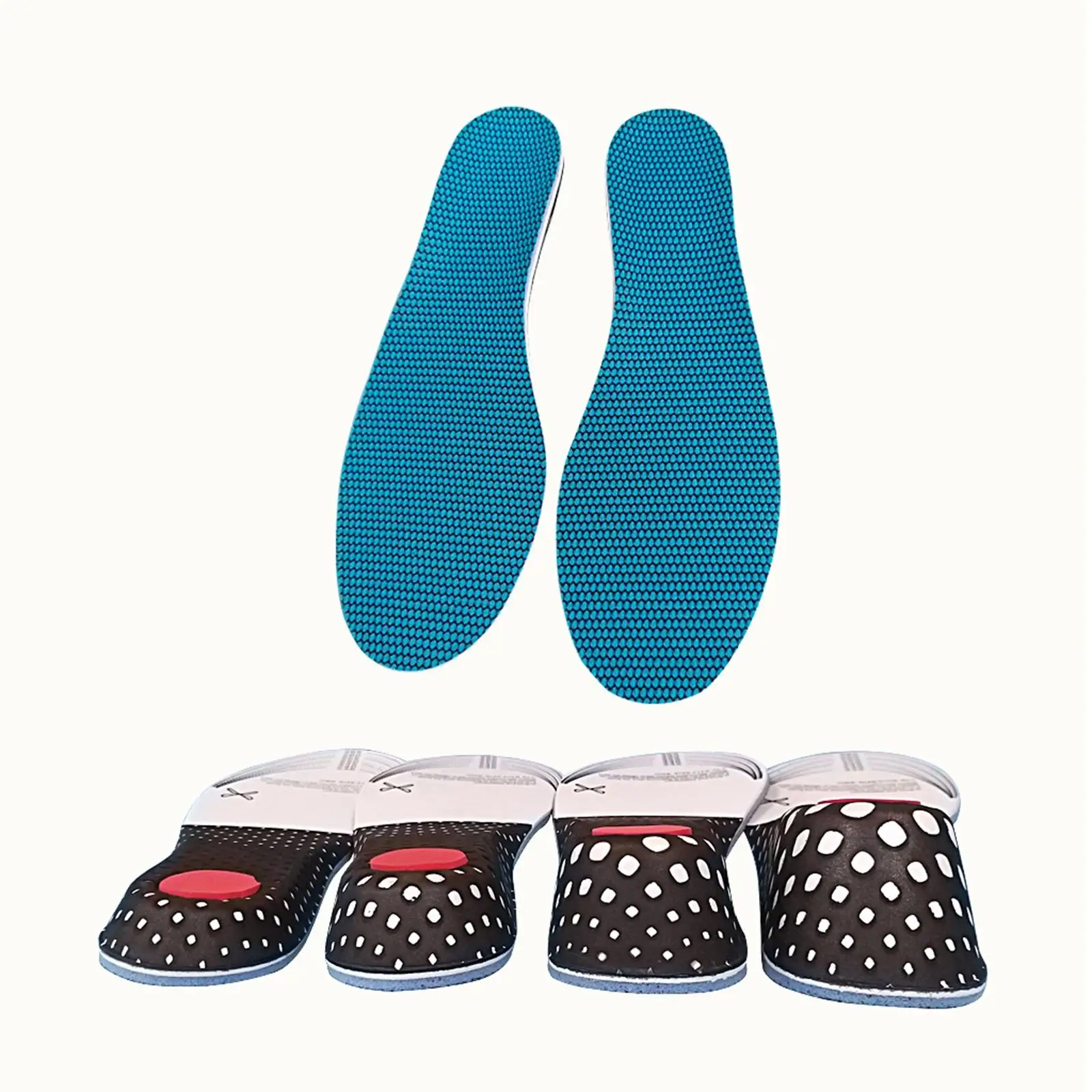 Men Women Height Increase Insoles Heightening Insole Shoe Inserts Taller