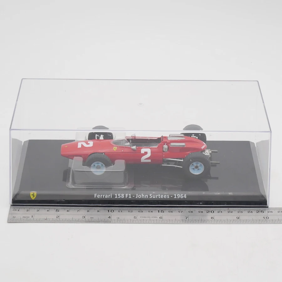 

Diecast Ixo 1:24 Scale Ferrari 158 F1 John Surtees 1964 Ferrari Formula Car Alloy Car Model Collectible Toy Gift Souvenir