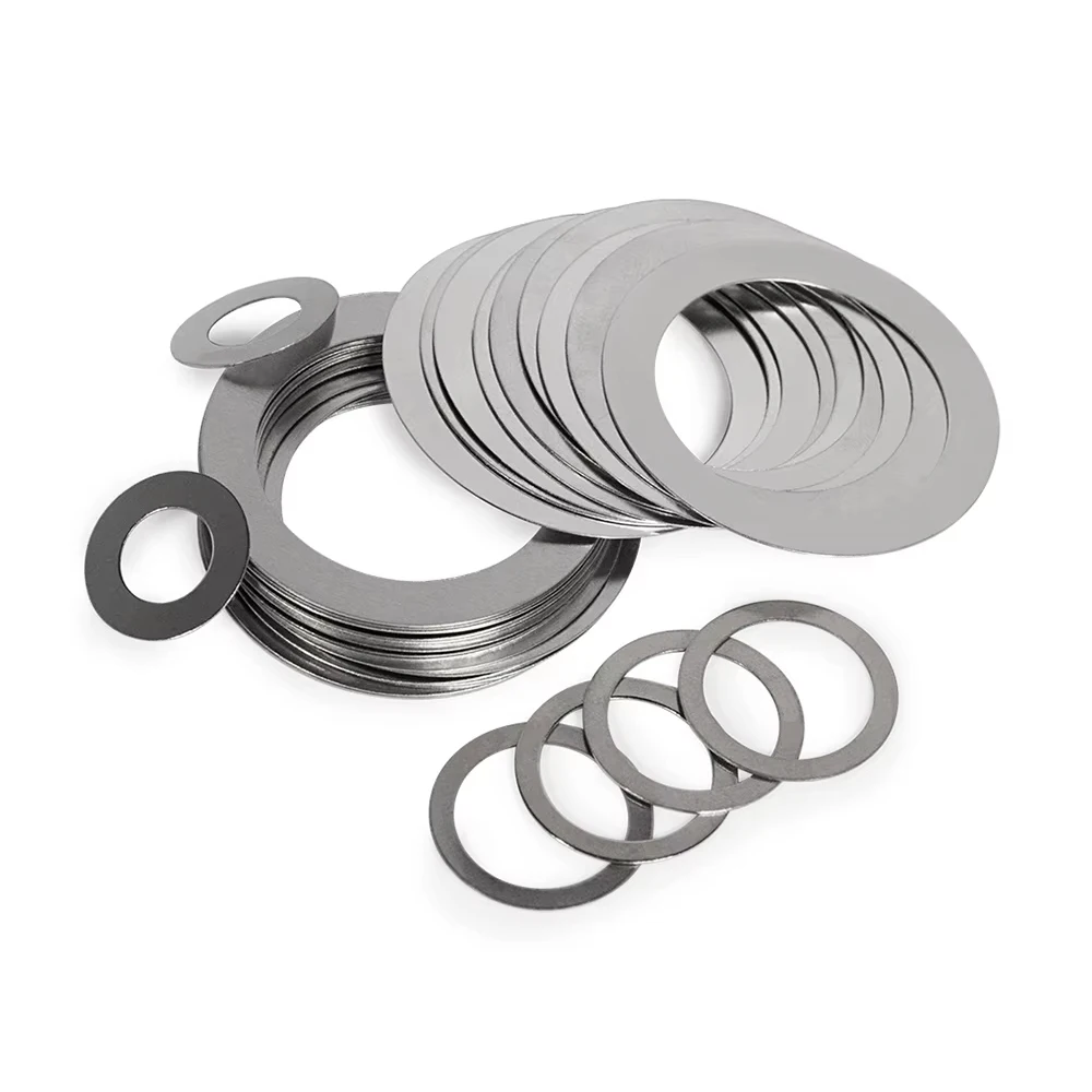 Weiyi M30 M32 M35 M37 M40 DIN988 SUS304 Cincin Penyetel Baja Tahan Karat Ultra-tipis Cincin Datar Gasket Datar