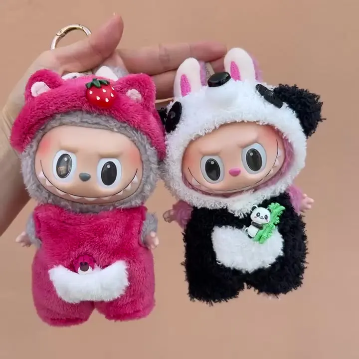 

Cute Clothes for 17cm Labubu Idol Dolls Kawaii No Doll Outfit Accessories Korea Kpop Exo Clothing Hoodie Plush Doll'S Clothes