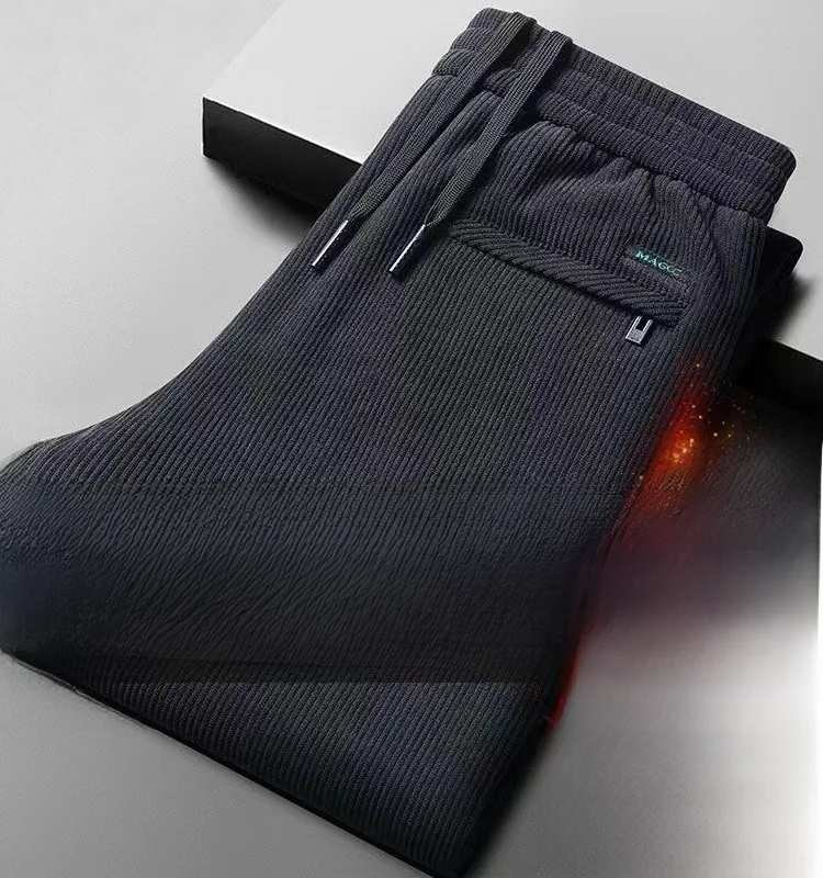 

Мужские вельветовые брюки, осенне-зимние прямые брюки, повседневные спортивные длинные брюки Thiened Fce Youth Faion со средней талией