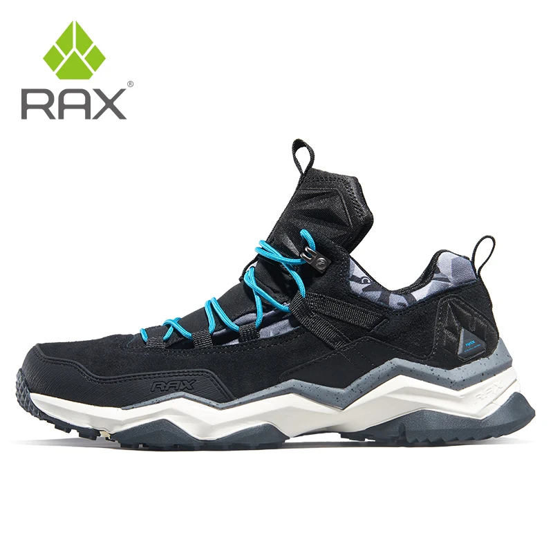 Rax Hiking Shoes New Men Shoes Waterproof Hiking Shoes Outdoor Hiking Fishing Shoes Wear-Resistant Woodland Cross-Country Shoes