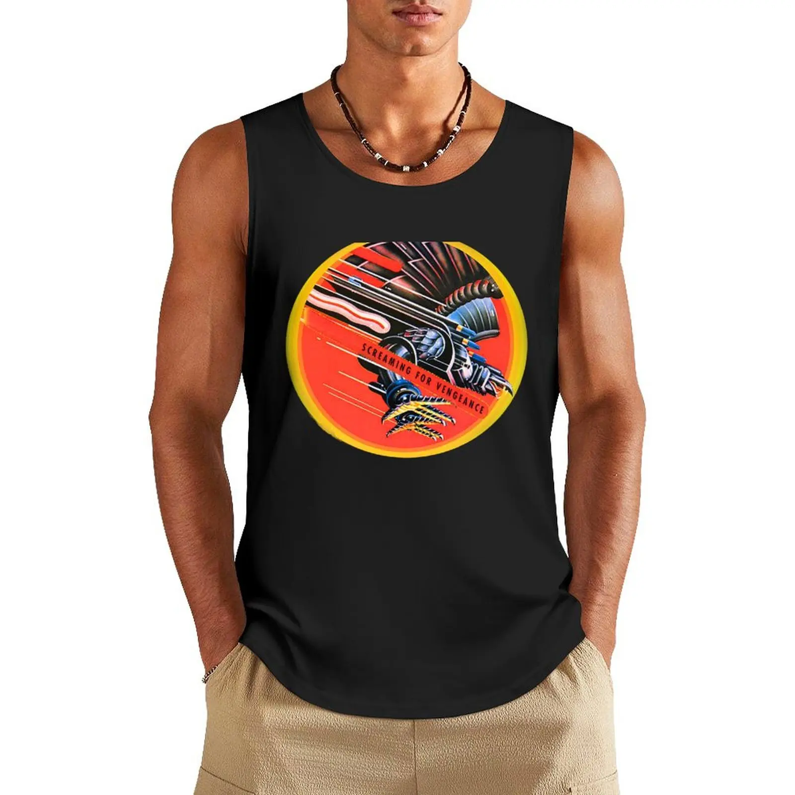 

judas priest best selling Tank Top gym clothing men sleeveless vest men