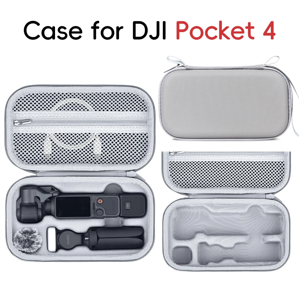 

Жесткий чехол из ЭВА для DJI Osmo Pocket 4, портативная защитная сумка для переноски, органайзер для путешествий, аксессуары для камеры