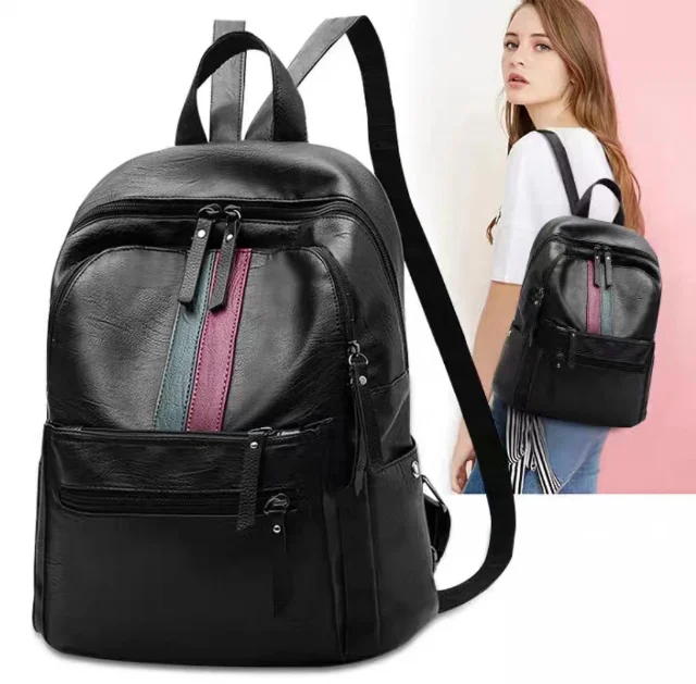 High Quality Shell Double Shoulder Fashion Versatile Color Dual-purpose Women\'s Anti-theft Outdoor Travel Belt Pendant Backpack