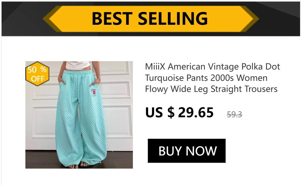 Y2K American 2000s Vintage Teal Turquoise Polka Dot Sweatpants Women Wide Leg Baggy Joggers Drawstring Elastic Lounge Pants